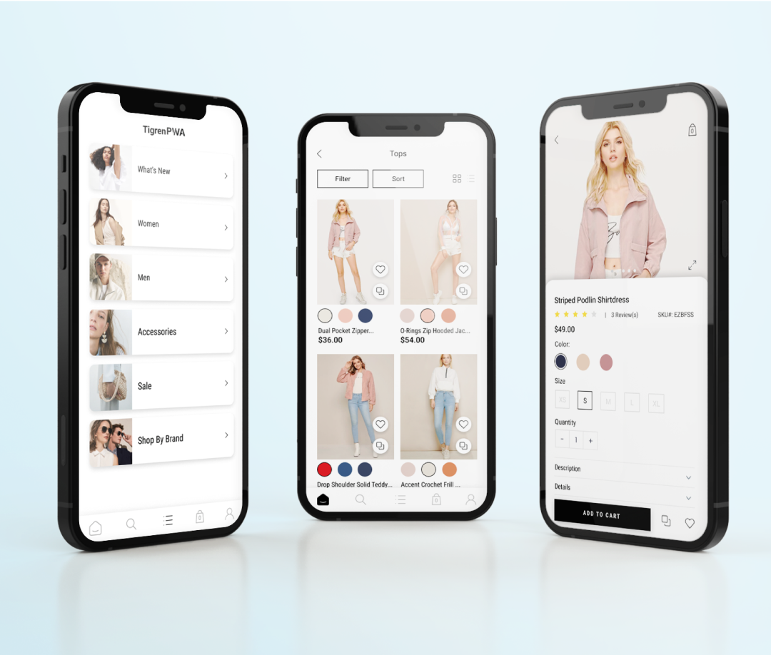 progressive wweb apps vs responsive websites